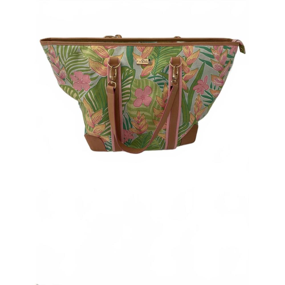 Lilly Pulitzer Tropical Floral Large Tote Bag